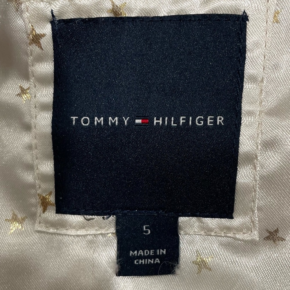 KIDS: Tommy Hilfiger Cream Faux Fur Teddy Jacket - Picture 6 of 7